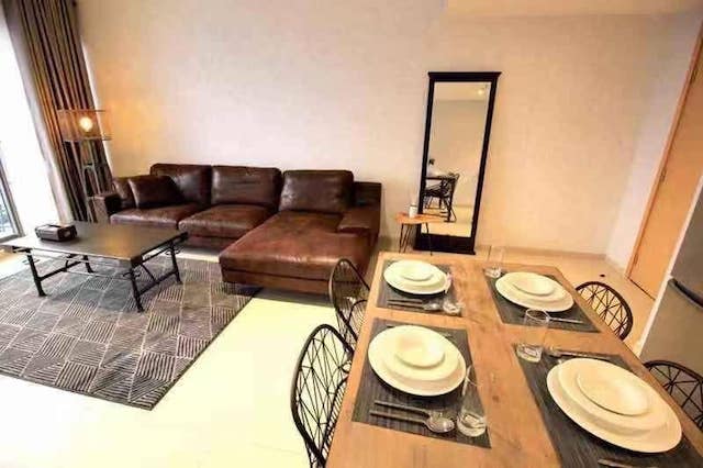 The Lofts Ekamai spacious comfortable quiet 15th floor BTS Ekkamai รูปที่ 1