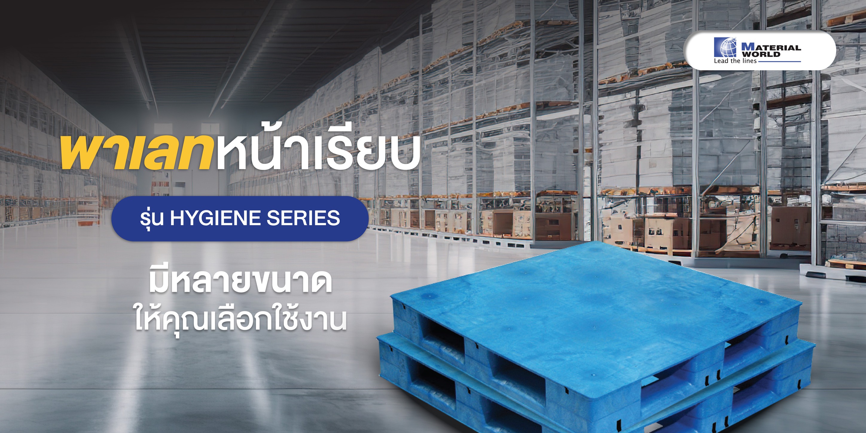 Plastic Pallet Hygiene series  รูปที่ 1