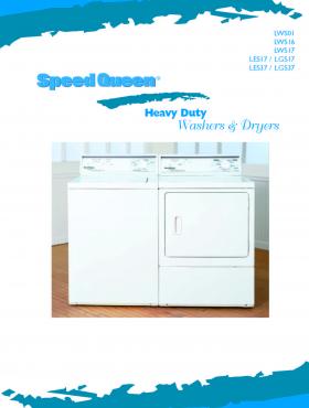 เครื่องซักผ้าฝาบนอัตโนมัติ Speed Queen รุ่น LWS17 รูปที่ 5