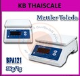 เครื่องชั่งกันน้ำแบบตั้งโต๊ะ 3 โล ความละเอียด 1 กรัม รุ่น BPA121 ยี่ห้อ Mettler Toledo  