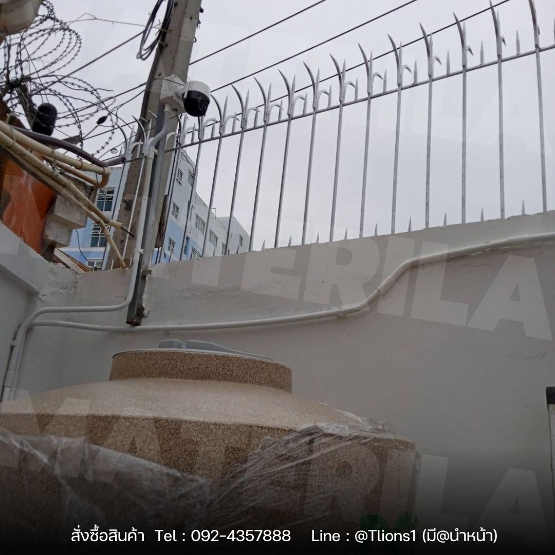 รีวิวจัดส่งงาน รั้วศรเหล็กแหลมสำเร็จรูป พร้อมนำไปติดตั้ง รูปที่ 4