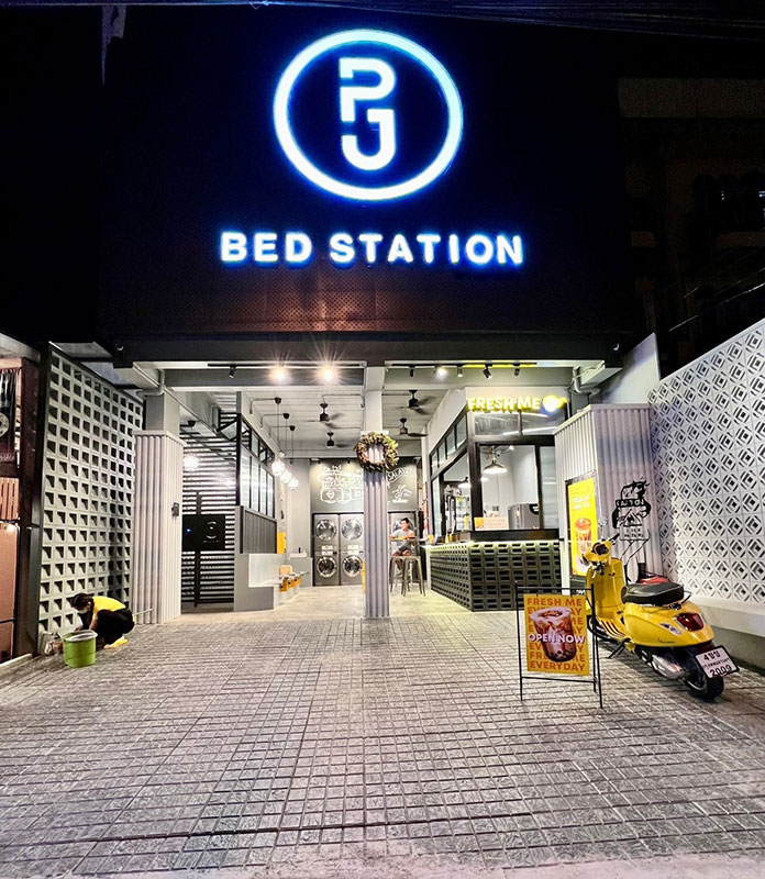 หอพักหน้า ม.มหิดล ประตู6 ศาลายา พุทธมลฑล นครปฐม PJ Bed Station รายเดือน แอร์ ทีวี ตู้เย็น เครื่องทำน้ำอุ่น เฟอร์ครบ! ฟรี Wifi รูปที่ 1