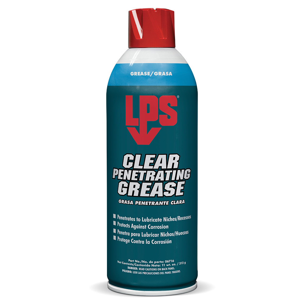 สเปรย์จารบีฟู้ดเกรดสีใส ชนิดสัมผัสอาหารได้โดยตรง LPS CLEAR PENETRATING GREASE SPRAY รูปที่ 2