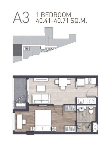 Condo. Craft Ploenchit คราฟท์ เพลินจิต 41 ตาราง.เมตร 1 BEDROOM ไม่ไกลจาก รถไฟฟ้า BTS เพลินจิต พร้อมให้คุณเป็นเข้าจอง รูปที่ 1