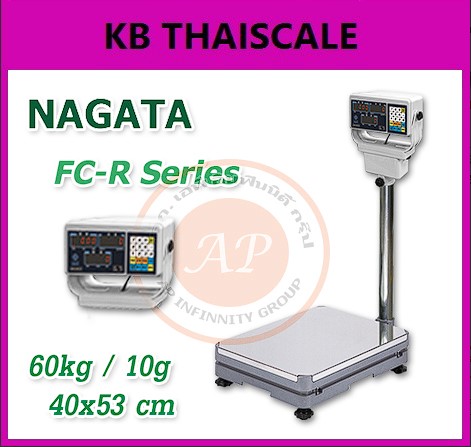 ตาชั่งนับจำนวน 60kg ความละเอียด 0.01 กิโลกรัม (10 กรัม) NAGATA รุ่น FC-R Series ขนาด แท่น 40*53cm รูปที่ 1