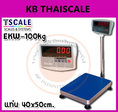 เครื่องชั่งแบบวางพื้น เครื่องชั่ง100กิโลกรัม ความละเอียด10กรัม ยี่ห้อ Tscale (ขนาดเเท่น 40x50cm.)