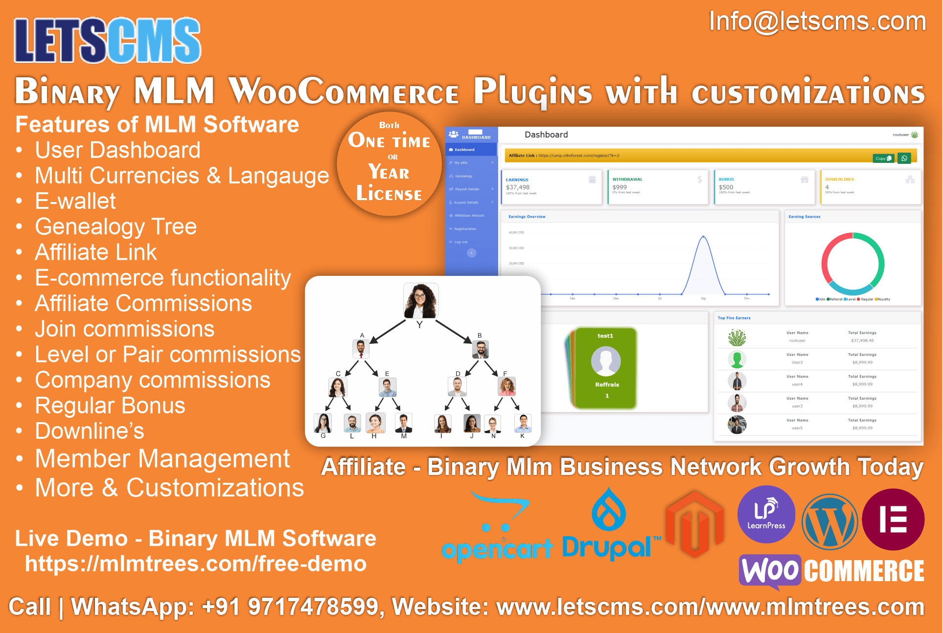 Binary Mlm Software & ecommerce or E-pin website | Binary MLM low-cost Price  รูปที่ 4