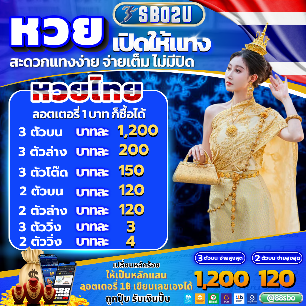 รูปภาพ Top 5 อันดับ เว็บแทงหวยลาวออนไลน์ @88sbo หวยลาวพฒนา จ่ายจริง จ่ายไว ซื้อหวยออนไลน์ แทงหวย 24 ชม 