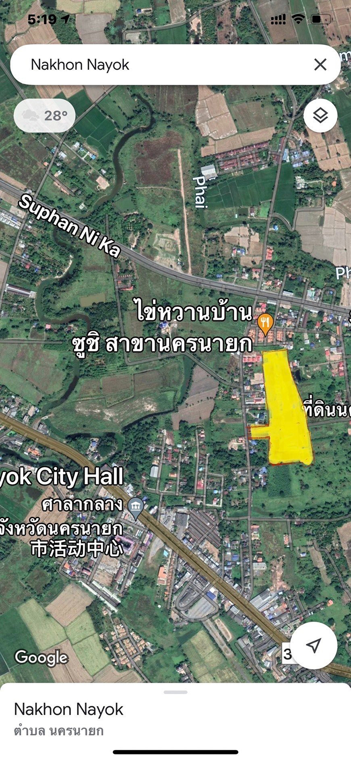 ขายที่ดิน 41 ไร่ ราคาถูกที่สุด(ดีมาก) ใกล้กับศาลากลางจังหวัดนครนายก (ซอยสุวรรณศร6) รูปที่ 3