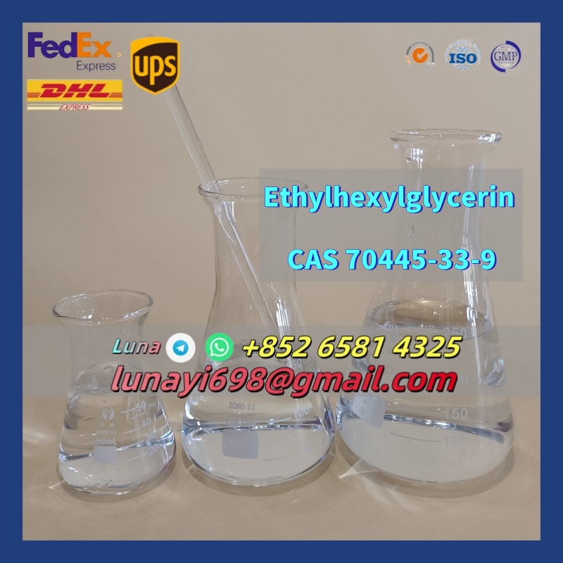 Popular Liquid Raw Material Ethylhexylglycerin 99% Ethylhexyl Glycerin CAS 70445-33-9 Cosmetic Grade รูปที่ 1