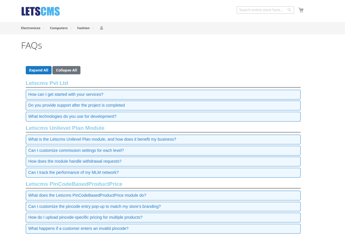 FAQs Extension Module for Magento 2 - Free Download Available - LETSCMS Pvt Ltd รูปที่ 3