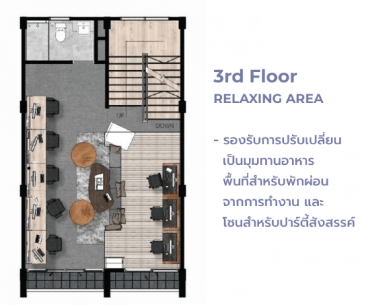 BH3264 โฮมออฟฟิศ 4 ชั้น พื้นที่ใช้สอย 257 ตร.ม. สัมมากร ออฟฟิศ พาร์ค (Sammakorn Office Park) บนถนนรามอินทรา ซอยกาญจนาภิเษก 6/1 รูปที่ 1