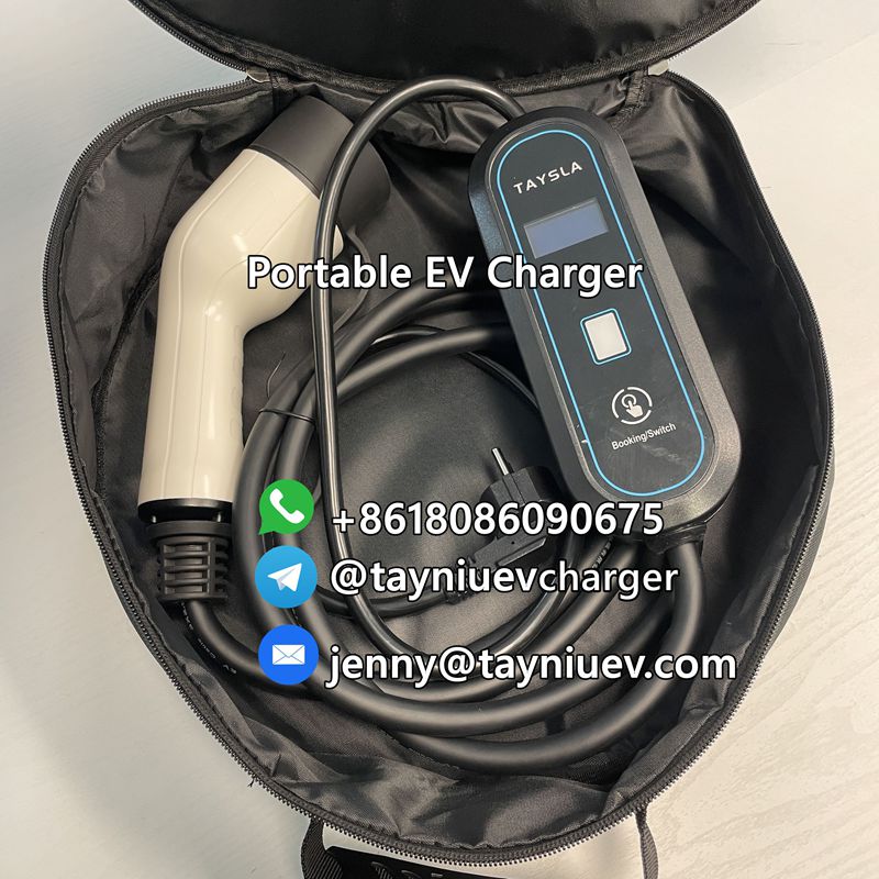 EV Charger Electric Vehicle 16A 32A 3.5KW 7KW GBT Fast Charging Station Portable EV Charger รูปที่ 1