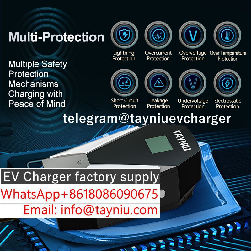 Portable EV Charger 16A 7KW Fast EV Charger Type 2 Electric Car Charger EV Auto Electric Car Station รูปที่ 6