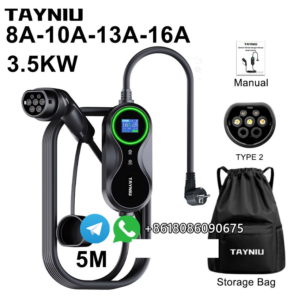 Taysla 3.5 kW 16A Home Use Personal Portable Electric Vehicle Charging Station  รูปที่ 1