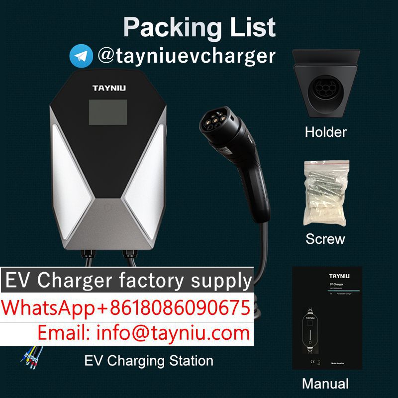 Fast EV Charger 7kw 11kw Wallbox 22kw For Electric Vehicle Charging Station European Standard รูปที่ 1