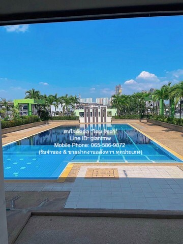 CONDO ลุมพินี ทาวน์ รัตนาธิเบศร์ Lumpini Condo Town Rattanathibet ใหญ่ 37 SQUARE METER 1BEDROOM1BATHROOM 1200000 THB ไม่ไกลจาก รถไฟฟ้า MRT ส่วนต่อขยาย (สายสีม่วง) ทำเลน่าอยู่ รูปที่ 1