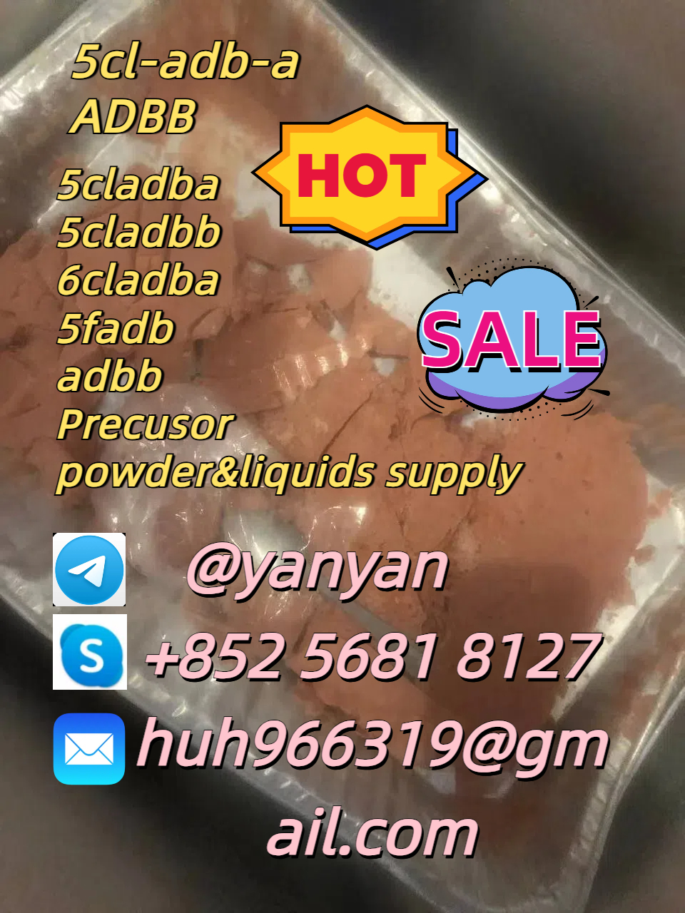 Sell 5CL-ADB supplier 5cladba 5cladb China supplier รูปที่ 1