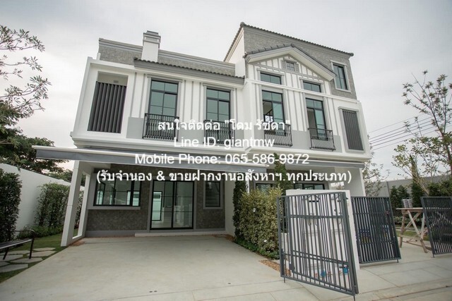 townhouse ขาย/ให้เช่าทาวน์โฮมหรูพร้อมอยู่ (หลังมุม) อินดี้ 5 บางนา กม.7 (Indy 5 Bangna kM.7) (ใกล้เมกะ บางนา) 30.2 ตร.ว. 3 น. 3 น้ำ 2 จอดรถ, ราคา 6.59 ล้านบาท 6590000 B. 3 Bedroom 3 น้ำ พื้นที่ =  30 ตร.ว. ไม่ไกลจาก เมกะ & อิเกีย บางนา 2.2 กม. สวย สม รูปที่ 1