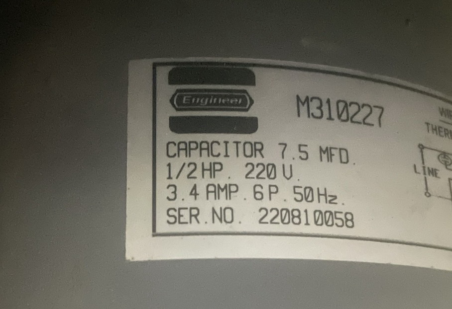 ขาย พัดลมหอยโข่ง พัดลมดูดอากาศ โบลเวอร์ เฟสเดียว มอเตอร์ 1/2 แรง Blower 220V 1 Phase 1/2HP  มือสอง รูปที่ 1