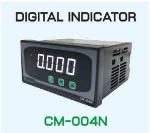 Digital Indicator ตัวแสดงผลแบบดิจิตอล รับอินพุท 0-10 VDC, 0-20 mA. และ 4-20 mA. ได้ในตัวเดียวกัน รูปที่ 1