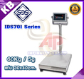 เครื่องชั่งดิจิตอล 60kg ความละเอียด5g DS รุ่น IDS701 ขนาดแท่น30X40cm