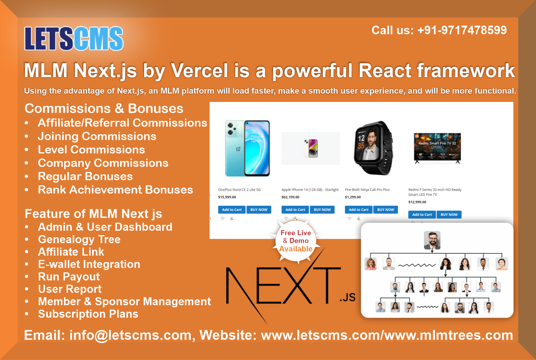 Next.js MLM Integration: E-Commerce Solutions for Unilevel Plans - React Framework   รูปที่ 1