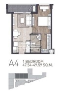 ID :  DSL-630.A4 (2A-09) SALE Condo คราฟท์ เพลินจิต 48 square meter 1Bedroom1น้ำ 8100000 บาท สภาพเยี่ยม