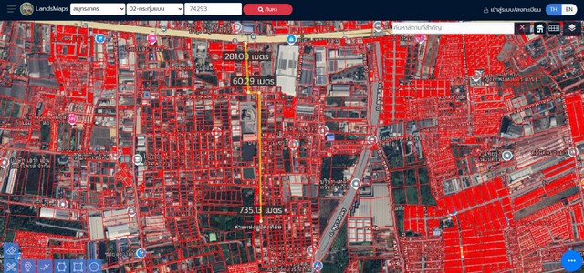 ขายที่ดินเปล่าอ้อมน้อย ผังเมืองสีเหลือง เข้าออกได้3ทาง แหล่งชุมชน รูปที่ 1