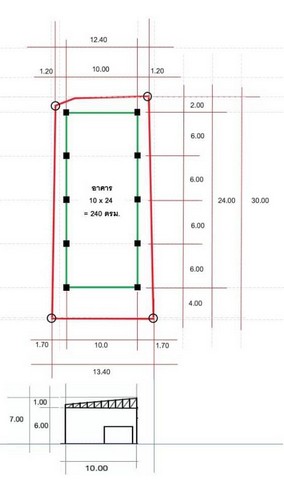 ให้เช่าโกดัง ซอยลาดพร้าว83 ขนาด240 ตรม. 110ตร.วา  ใกล้ รถไฟฟ้าสายสีเหลือง ลาดพร้าว83   รูปที่ 1