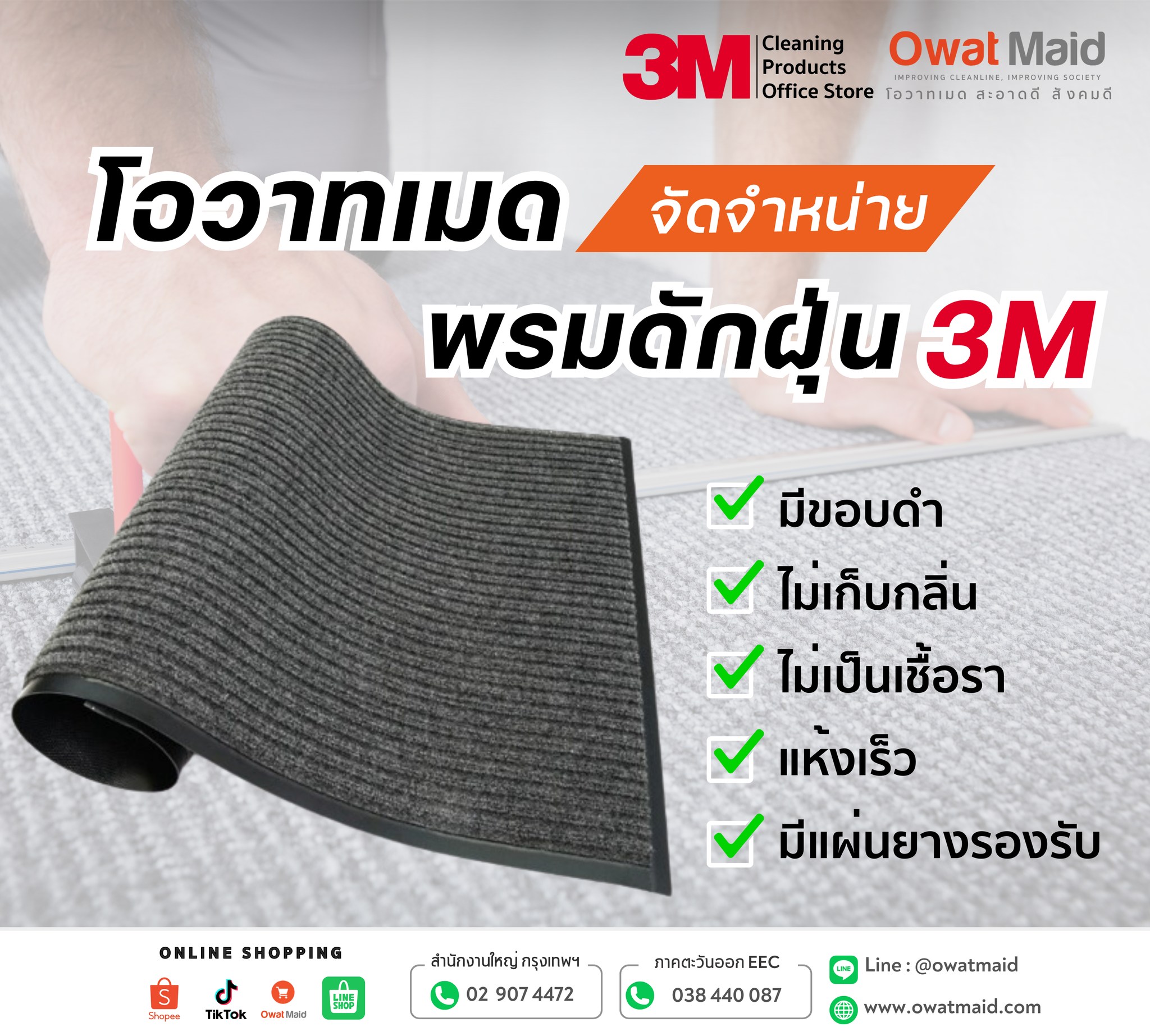 พรมดักฝุ่น 3 m nomad รูปที่ 1