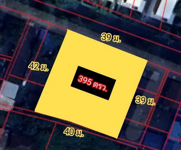 ขายที่ดินกรุงเทพกรีฑา ซอยมอเตอร์เวย์ 5 แยก 3 เนื้อที่ 395 ตารางวา ทำเลดี รูปที่ 1