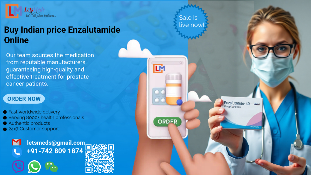 Buy Indian price Enzalutamide Online in the Philippines Worldwide Delivery with Letsmeds รูปที่ 1