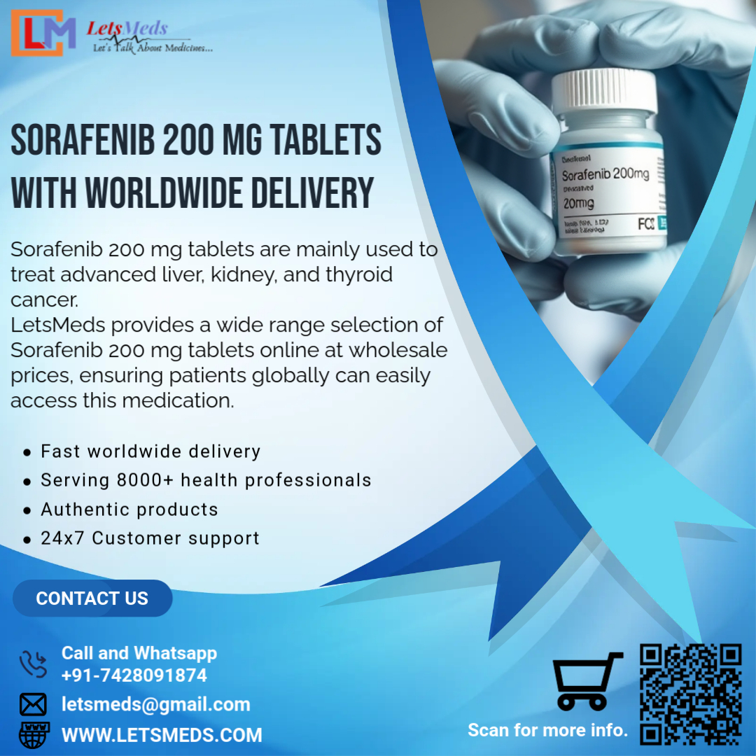 Sorafenib 200 mg Tablets  รูปที่ 1