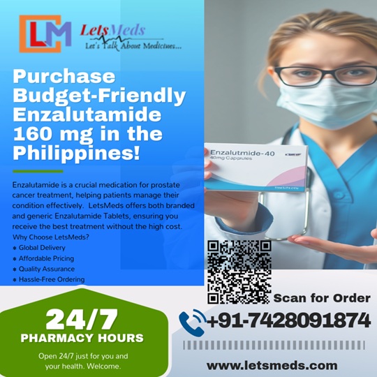 Purchase Budget-Friendly Enzalutamide 160 mg in the Philippines. รูปที่ 1