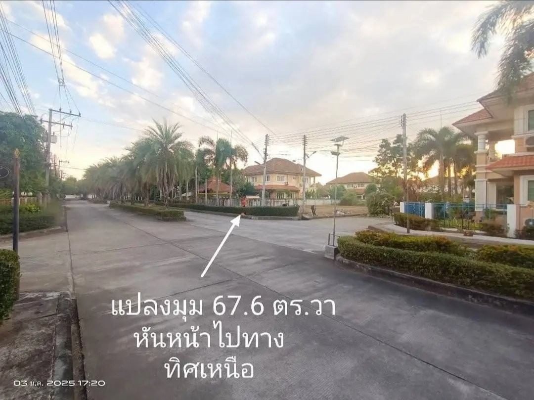 ขายที่ดินในโครงการ เพียง 2.5 ล้าน 67.6 ตร.วา #โซนสันทราย #แปลงมุม #ถมแล้ว #พร้อมสร้างบ้าน #ติดถนนสายหลัก ถนนวงแหวน 700 ปี #น้ำไม่ท่วม รูปที่ 1