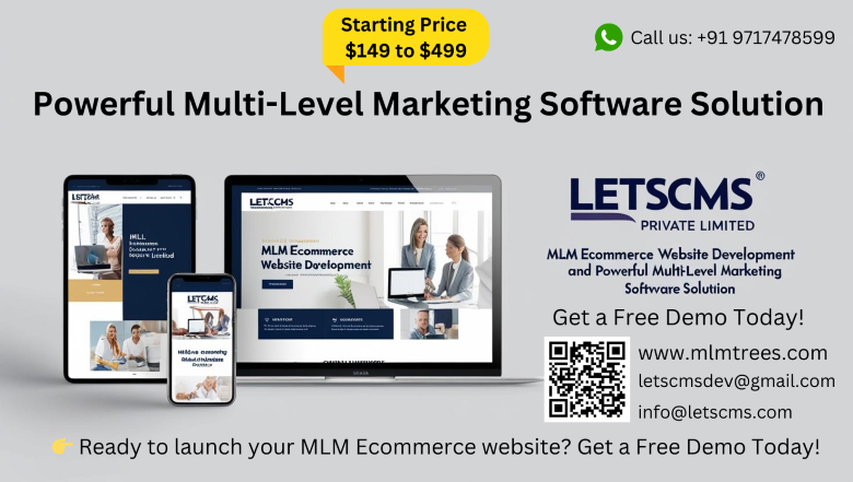 MLM Ecommerce Website Development | Powerful Multi-Level Marketing Software Solution   รูปที่ 1