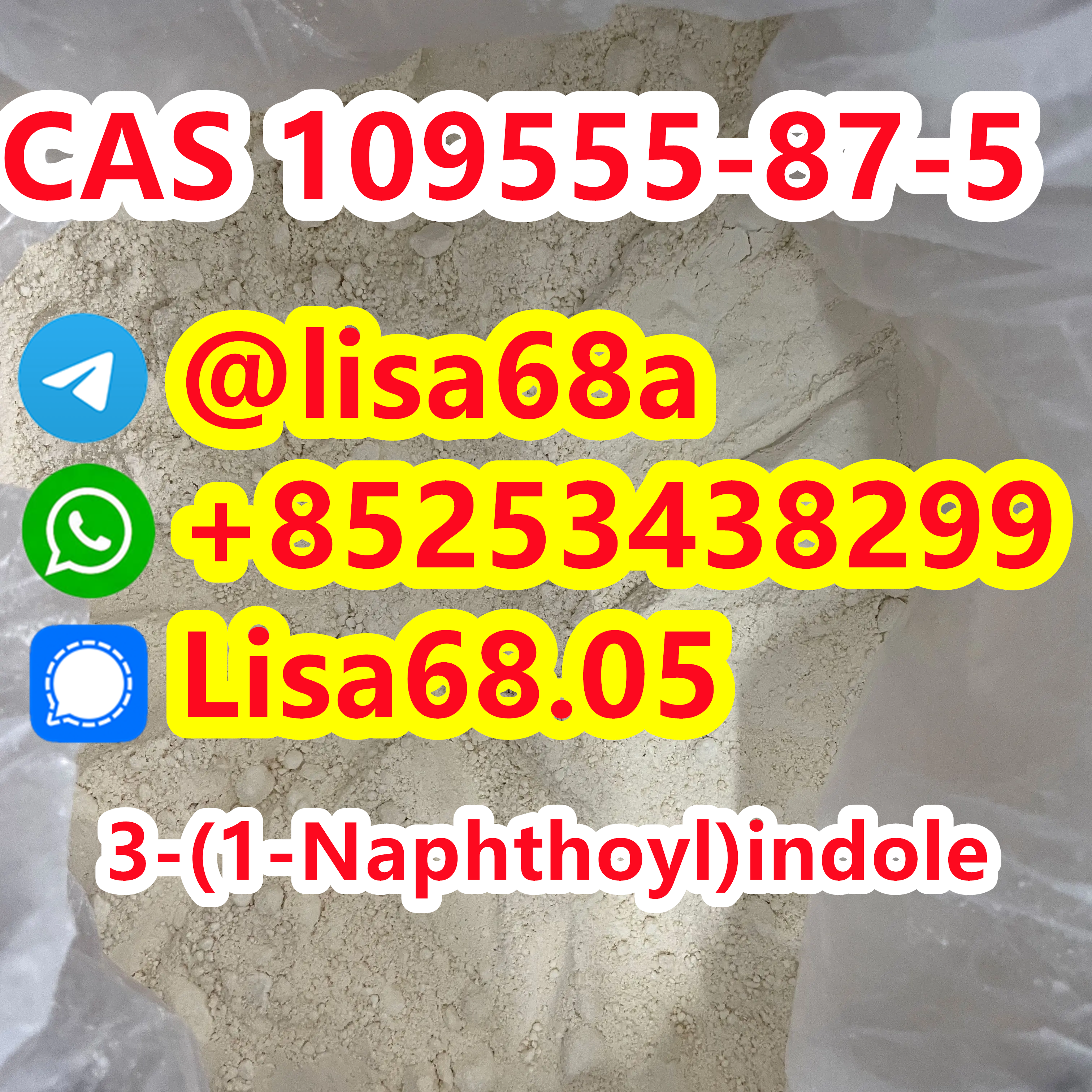 CAS 109555-87-5 3-(1-Naphthoyl)indole C19H13NO รูปที่ 1