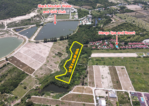 ขายที่ดิน ใกล้สวนน้ำ แบล็ค เมาน์เทน หัวหิน  รูปที่ 3