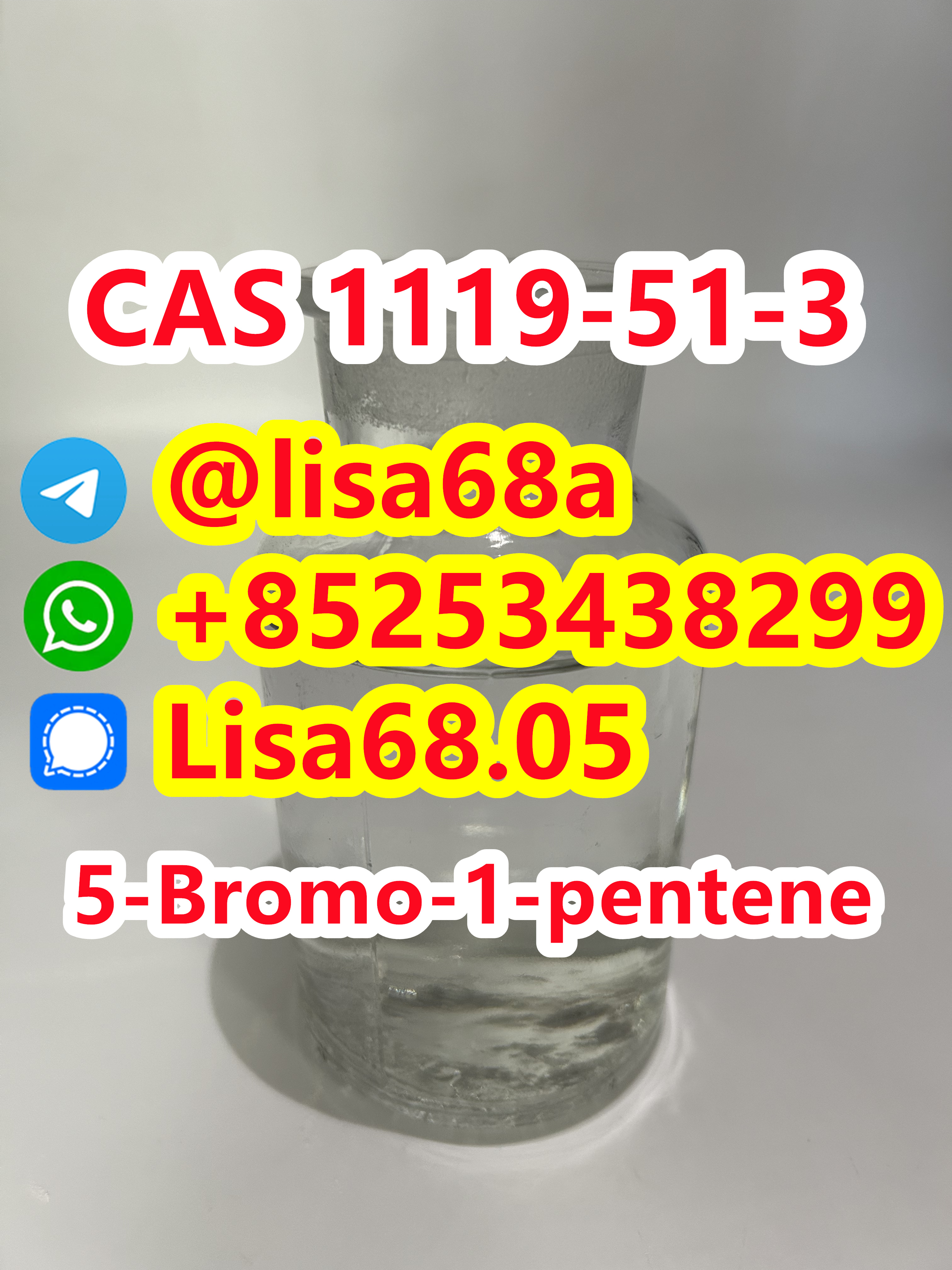 CAS 1119–51–3 5-Bromo-1-pentene C5H9Br รูปที่ 1