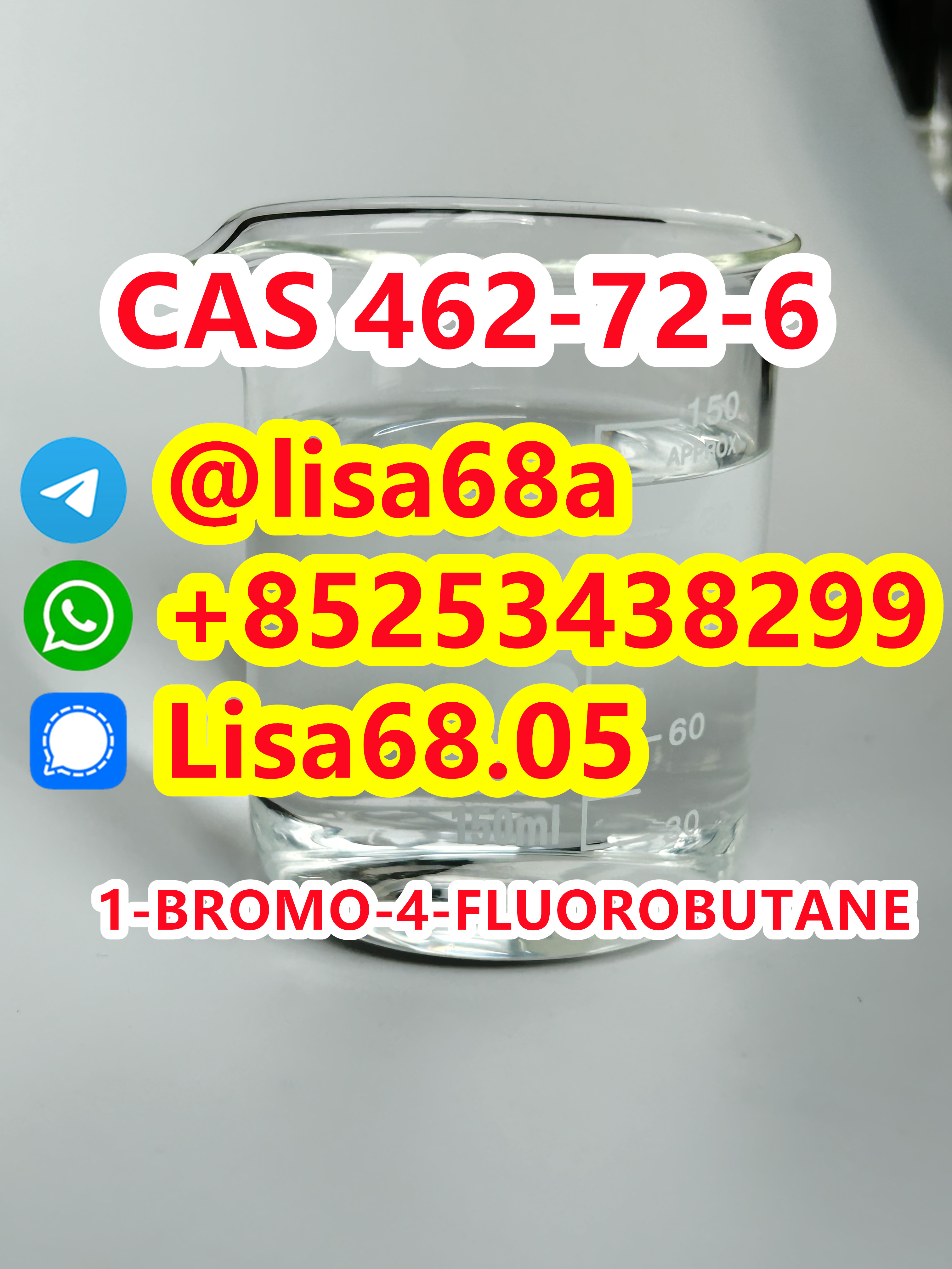 CAS 462-72-6 1-BROMO-4-FLUOROBUTANE C4H8BrF รูปที่ 1