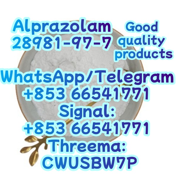 Alprazolam,28981-97-7,71368-80-4,99% purity(+85366541771) รูปที่ 1