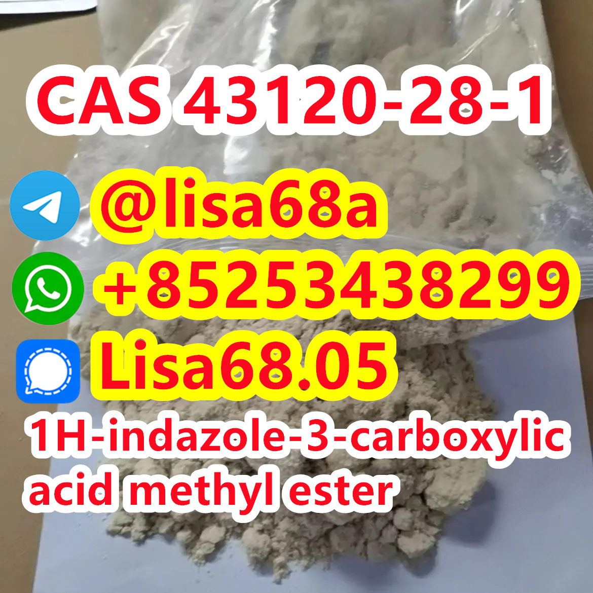 CAS 43120-28-1 1H-indazole-3-carboxylic acid methyl ester C9H8N2O2 รูปที่ 1