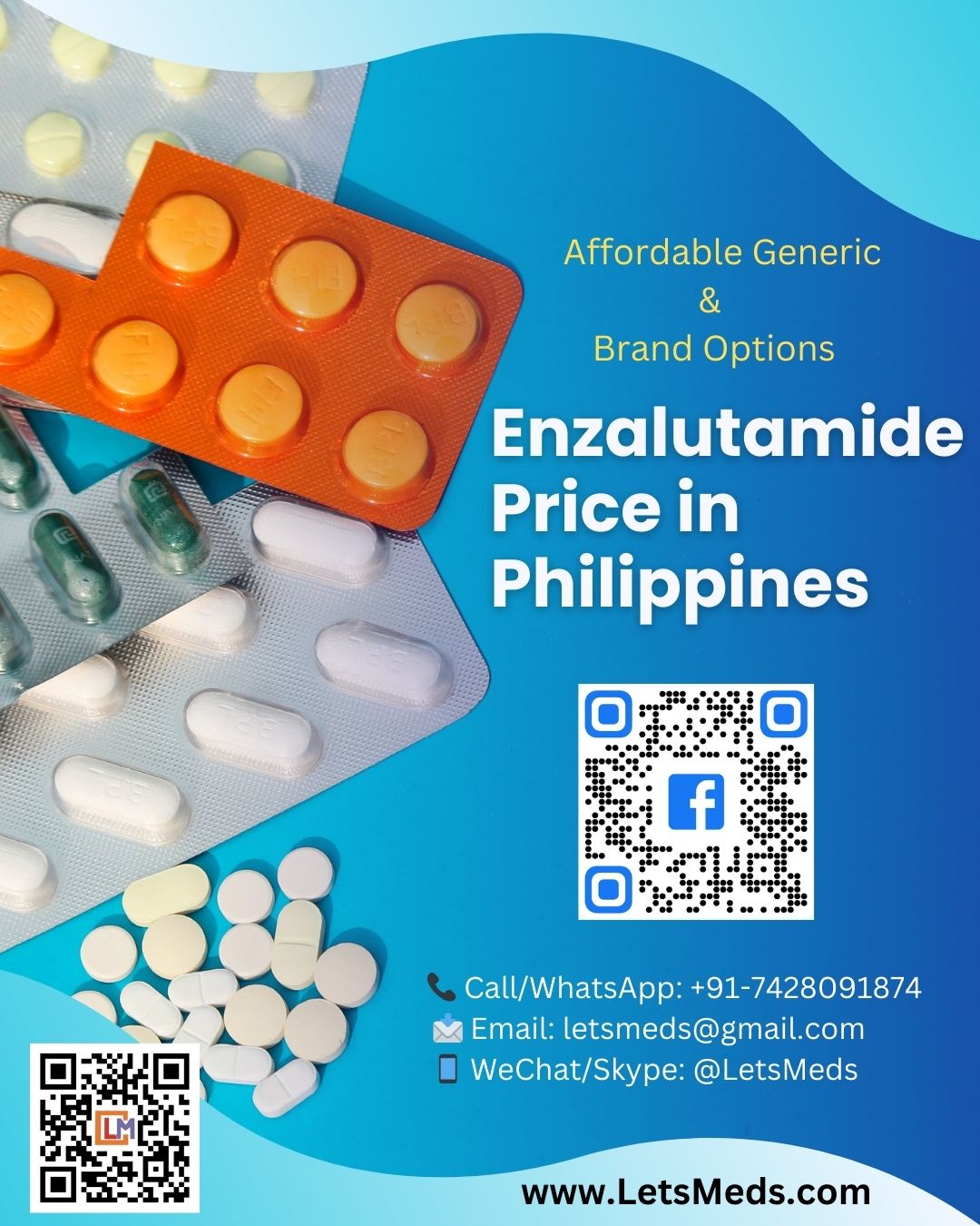 Enzalutamide generic price in philippines | Affordable Enzalutamide 40 mg tablet From LetsMeds รูปที่ 1