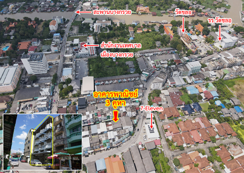 ขายอาคารพาณิชย์ บางกรวย-ไทรน้อย วัดชลอ นนทบุรี   รูปที่ 4