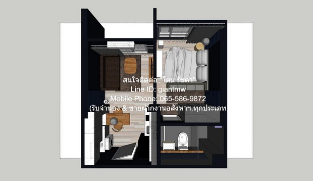  DSL-822 sale คอนโดมิเนียม The Key Sathorn - Charoenraj 34SQUARE METER 1 ห้องนอน 1 BR 3800000 - น่าอยู่ รูปที่ 1