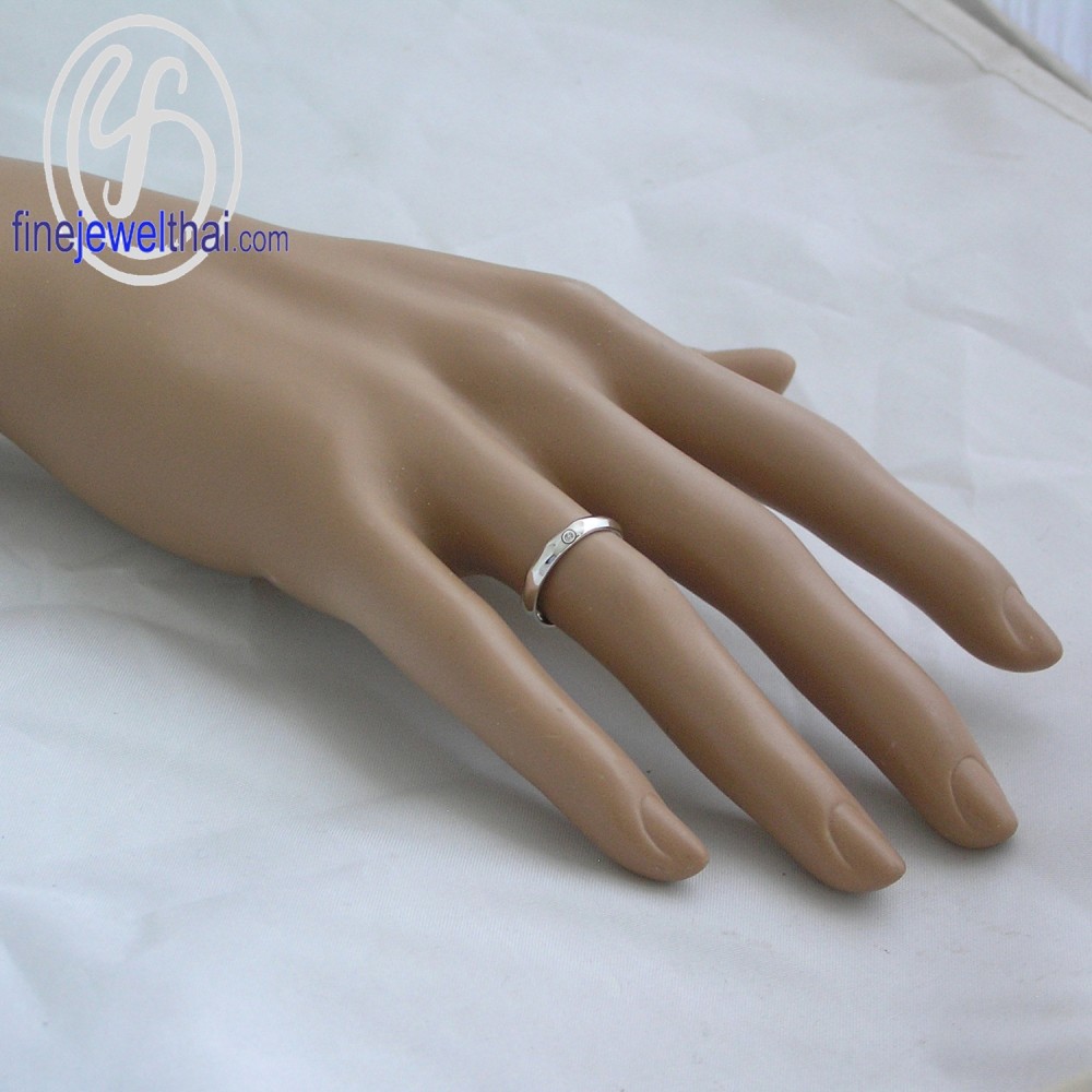 Finejewelthai เครื่องประดับ แหวนเพชร แหวนเงินแท้ พร้อมใบรับรอง - R1298cz รูปที่ 2