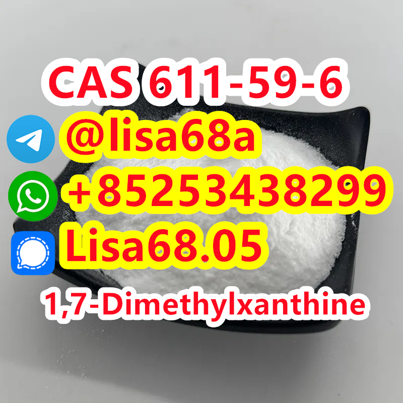 CAS 611-59-6 1,7-Dimethylxanthine C7H8N4O2 รูปที่ 1