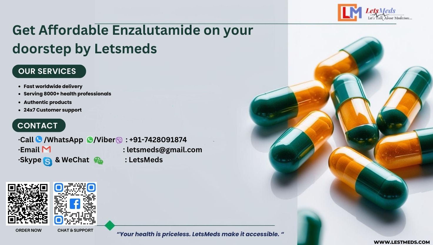 LetsMeds Make Enzalutamide Tablets Now Within Reach! รูปที่ 1