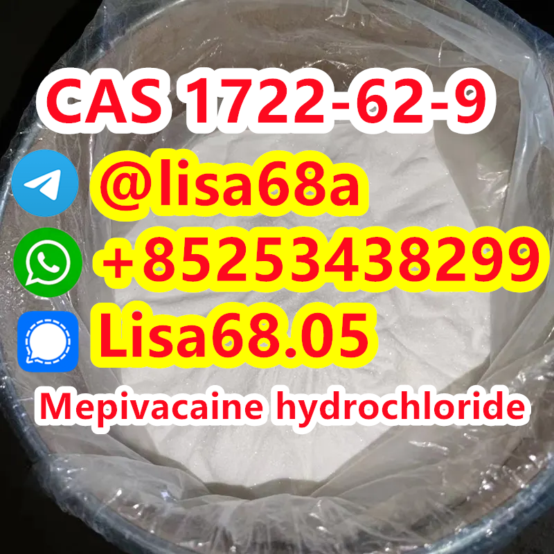 CAS 1722-62-9 Mepivacaine hydrochloride C15H22N2O.ClH รูปที่ 1